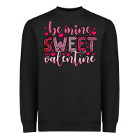 Black be mine sweet valentine Heavyweight Sweatshirt - OliviaCreatesArt