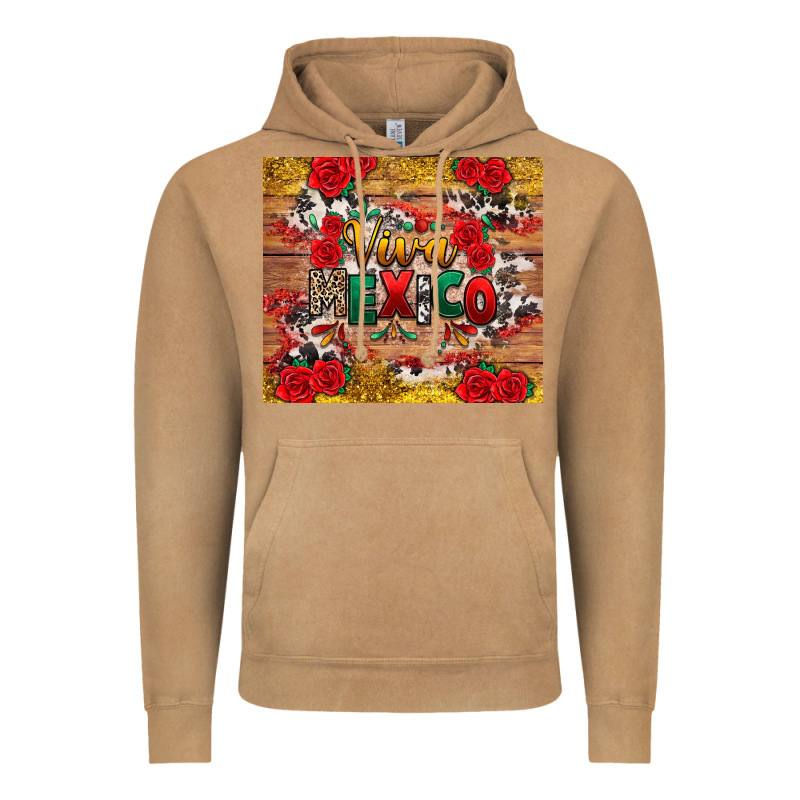 Viva Mexico Vintage Hoodie by texasbilliewilder | Teevron