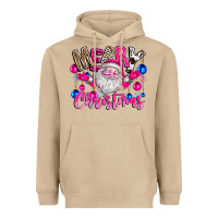Mushroom merry Christmas santa Heavyweight Hoodie - CowhideDigitalArt