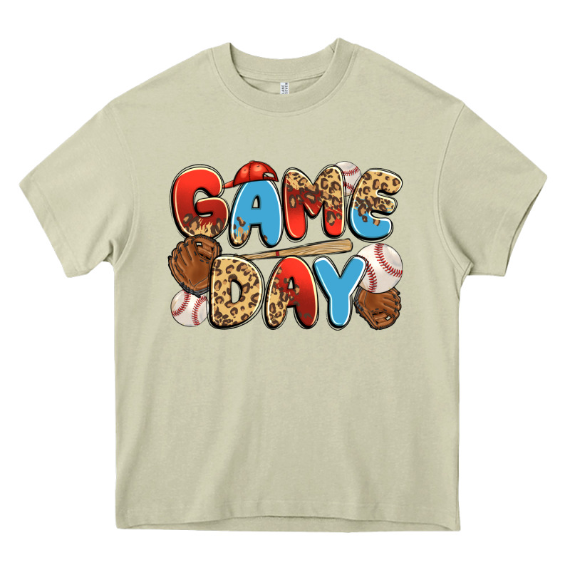 Game Day Baseball Heavy Core Tee by JahusDesignShop | Teevron