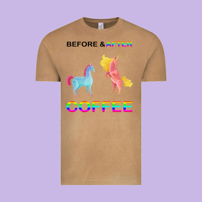 Before After Coffee Vintage Tee Designed By Bettercallsaul