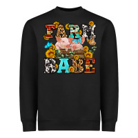 Black western farm babe Heavyweight Sweatshirt - OliviaCreatesArt