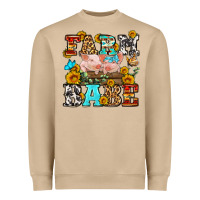 Mushroom western farm babe Heavyweight Sweatshirt - OliviaCreatesArt