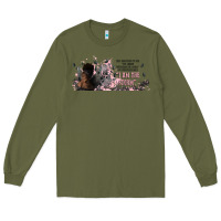 Army Green i am the storm with girl and butterflies Long Sleeve Tee - TumblerDesignByShophia