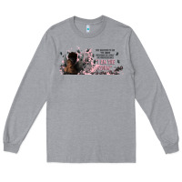 Heather Grey i am the storm with girl and butterflies Long Sleeve Tee - TumblerDesignByShophia