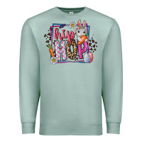 Seafoam hip hop Premium Sweatshirt - CowhideDigitalArt