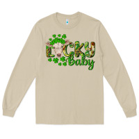 Mushroom Lucky baby charolais calf Long Sleeve Tee - RanaPortraitStore