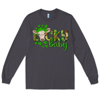 Smoke Lucky baby charolais calf Long Sleeve Tee - RanaPortraitStore