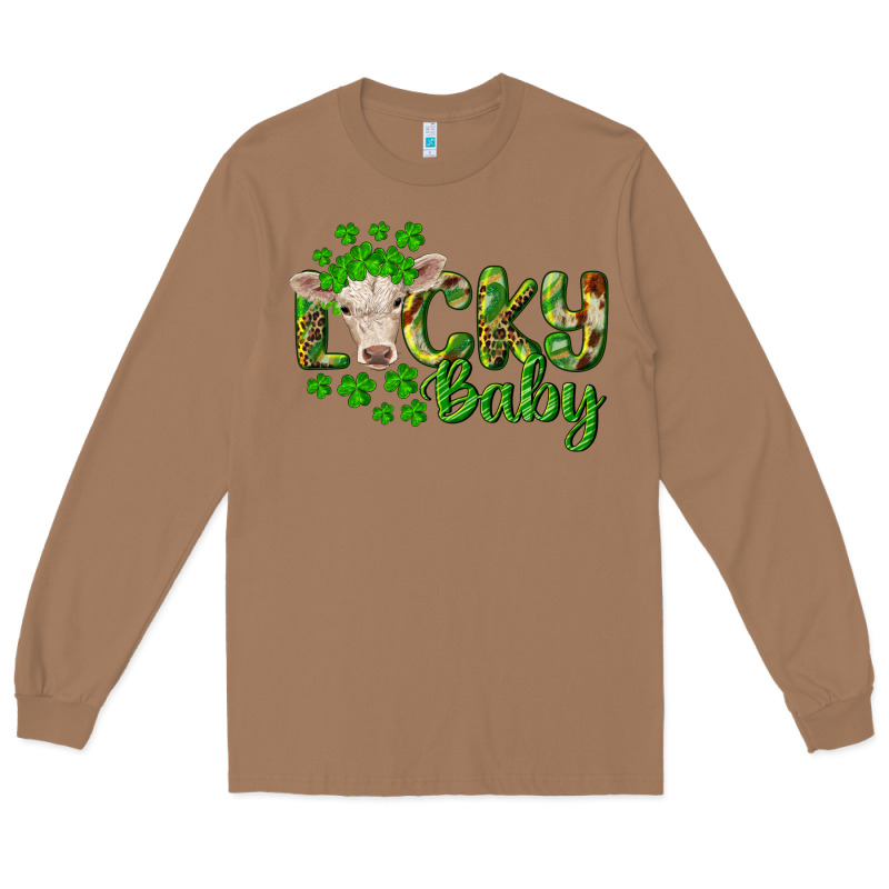 Lucky Baby Charolais Calf Long Sleeve Tee by RanaPortraitStore | Teevron