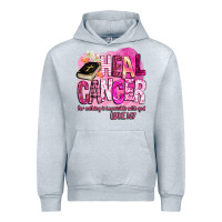Heather Grey heal cancer for nothing is impossible with god Urban Hoodie - BarkalooDesign