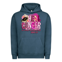 Pigment Midnight Navy heal cancer for nothing is impossible with god Urban Hoodie - BarkalooDesign
