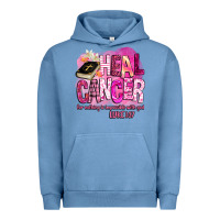 Pigment Pebble Blue heal cancer for nothing is impossible with god Urban Hoodie - BarkalooDesign