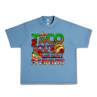 Pebble Blue Taco 'Bout Great Students Urban Heavy Tee - texasbilliewilder