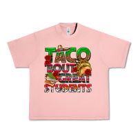 Salmon Taco 'Bout Great Students Urban Heavy Tee - texasbilliewilder