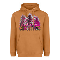 Meerkat Merry Christmas pink  trees Heavyweight Hoodie - CowhideDigitalArt