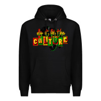 Black do it for the culture Premium Hoodie - FaDigitalArtStudio