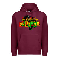 Burgundy do it for the culture Premium Hoodie - FaDigitalArtStudio