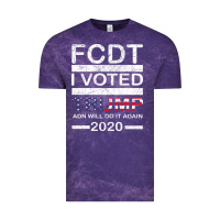 Cloud Purple hell yeah i voted trump and will do it again 2020 Vintage Tee - Bettercallsaul