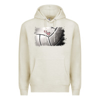 Oatmeal Heather volleyball brushstroke Premium Hoodie - RanaPortraitStore