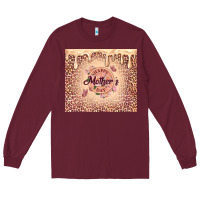 Burgundy happy mother's day with roses Long Sleeve Tee - TumblerDesignByShophia