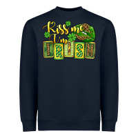 St. Patrick's Kiss Me I Am Irish Heavyweight Sweatshirt | Teevron