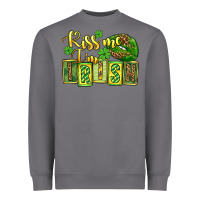 Storm St. Patrick's Kiss me i am irish Heavyweight Sweatshirt - OliviaCreatesArt