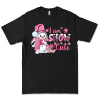 Black i am snow cute pink bbs Premium Tee - BundleAndBundleShop