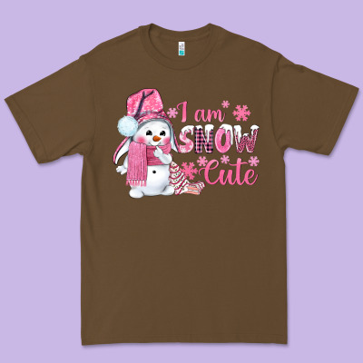 I Am Snow Cute Pink Bbs Premium Tee Designed By Bundleandbundleshop