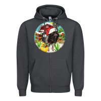 Smoke Baby pig Zipper Hoodie - FaDigitalArtStudio