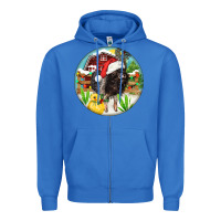 True Royal Baby pig Zipper Hoodie - FaDigitalArtStudio