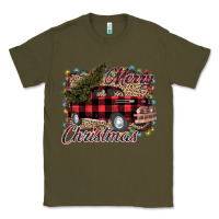 Army Green Merry Christmas Truck Classic Tee - Bettercallsaul