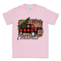 Bubblegum Pink Merry Christmas Truck Classic Tee - Bettercallsaul