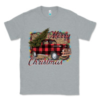 Heather Grey Merry Christmas Truck Classic Tee - Bettercallsaul