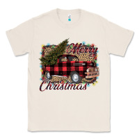 Natural Merry Christmas Truck Classic Tee - Bettercallsaul