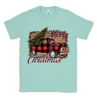 Seafoam Merry Christmas Truck Classic Tee - Bettercallsaul
