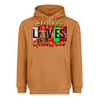 Meerkat just a girl who loves christmas Heavyweight Hoodie - CowhideDigitalArt