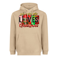 Mushroom just a girl who loves christmas Heavyweight Hoodie - CowhideDigitalArt