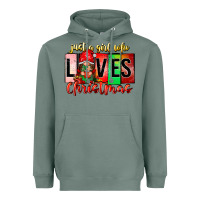 Sage just a girl who loves christmas Heavyweight Hoodie - CowhideDigitalArt