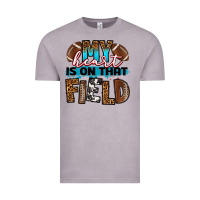 Vintage Zinc my heart is on that field football Vintage Tee - RanaPortraitStore