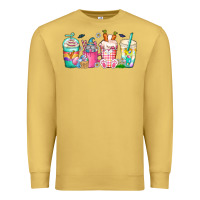 Antique Gold easter day coffee gnome Premium Sweatshirt - CowhideDigitalArt