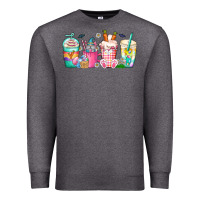 Charcoal Heather easter day coffee gnome Premium Sweatshirt - CowhideDigitalArt