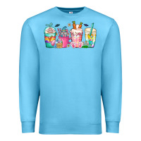Ocean Blue easter day coffee gnome Premium Sweatshirt - CowhideDigitalArt