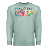 Seafoam easter day coffee gnome Premium Sweatshirt - CowhideDigitalArt