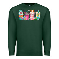 Sports Green easter day coffee gnome Premium Sweatshirt - CowhideDigitalArt