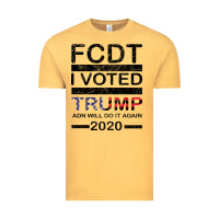Vintage Mustard hell yeah i voted trump and will do it again 2020 Vintage Tee - Bettercallsaul