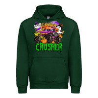 Forest Green spooky crusher monster truck Urban Hoodie - BarkalooDesign