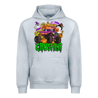 Heather Grey spooky crusher monster truck Urban Hoodie - BarkalooDesign