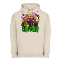 Pigment French Oak spooky crusher monster truck Urban Hoodie - BarkalooDesign