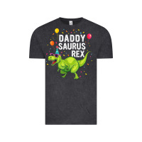 Vintage Black Mens Daddysaurus T Rex Dinosaur Daddy Family Matching Gifts Idea Vintage Tee - maiPhamDesign