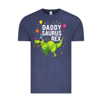 Vintage Denim Mens Daddysaurus T Rex Dinosaur Daddy Family Matching Gifts Idea Vintage Tee - maiPhamDesign